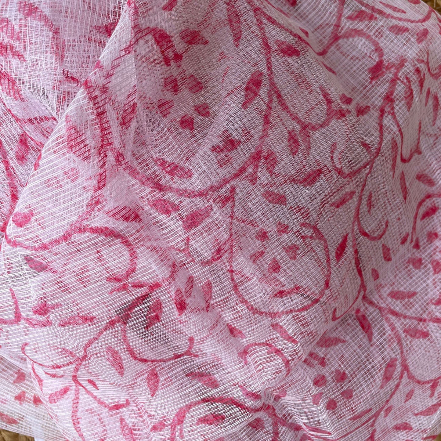 Pink Kota Block print