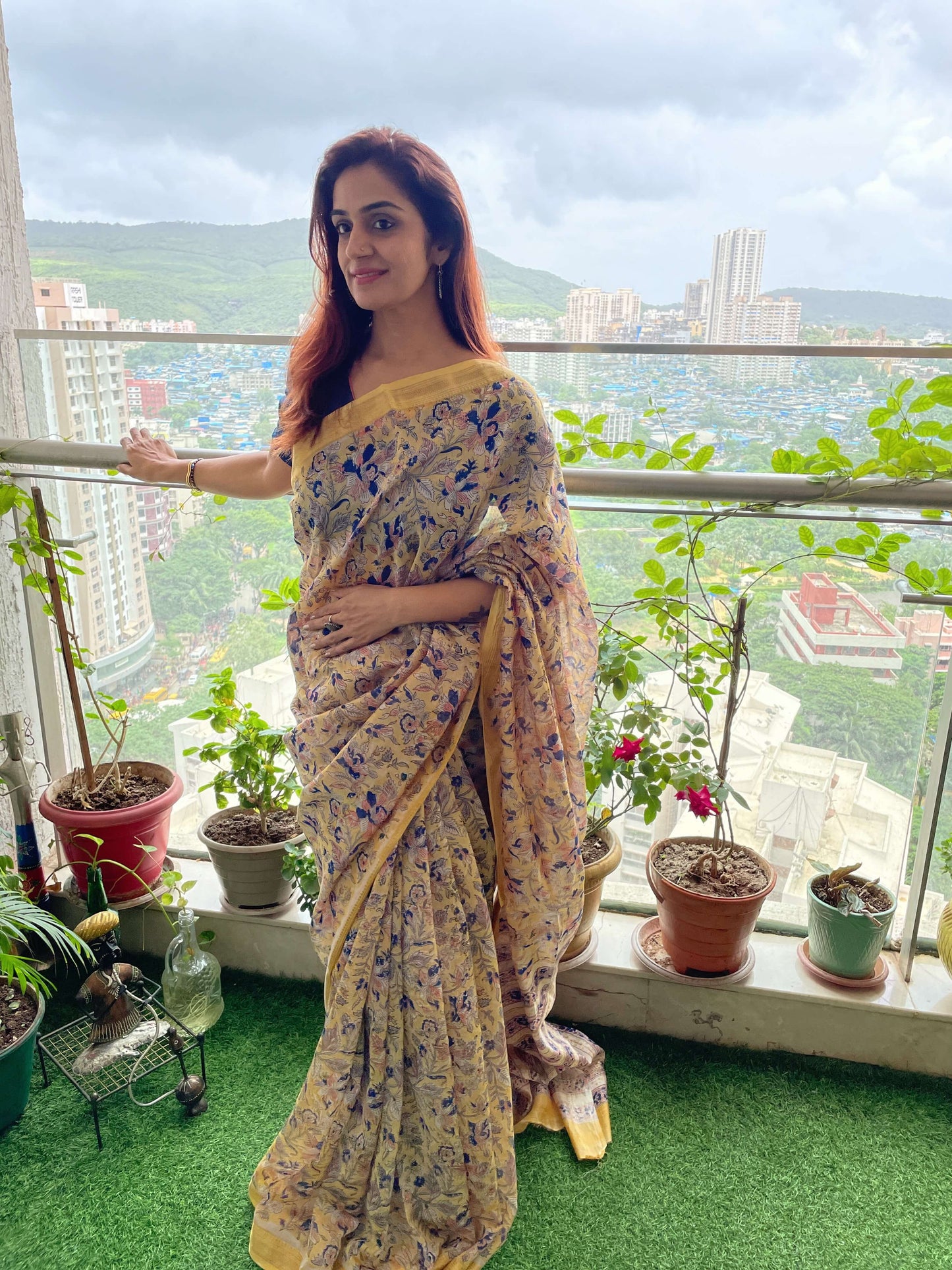 bagru print sarees maheshwari