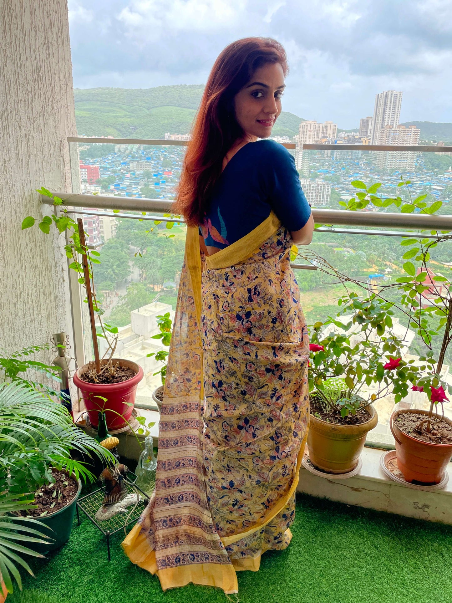 bagru print sarees maheshwari
