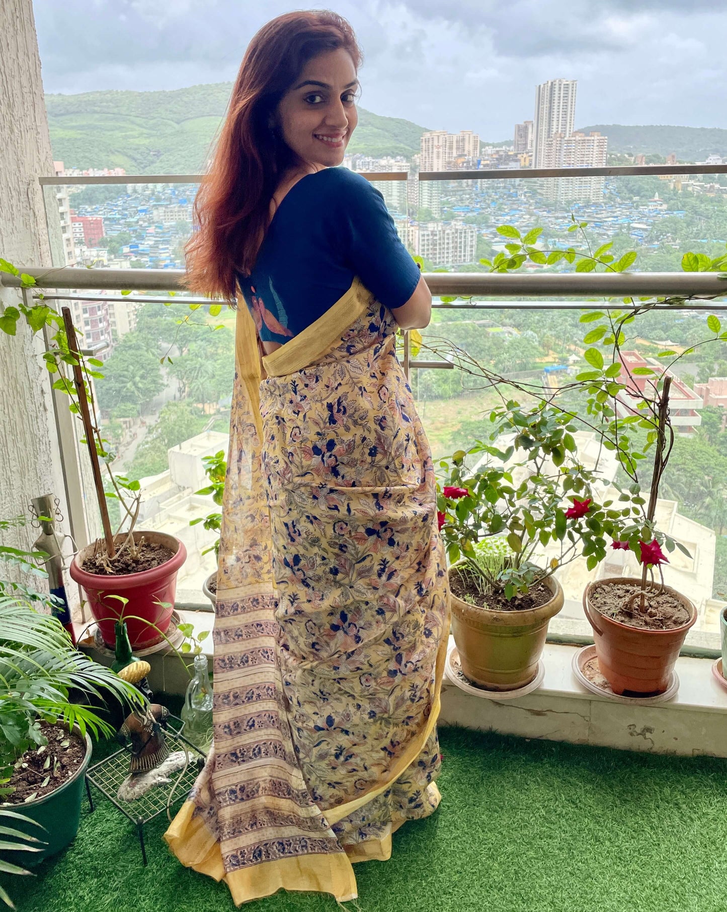 bagru print sarees maheshwari