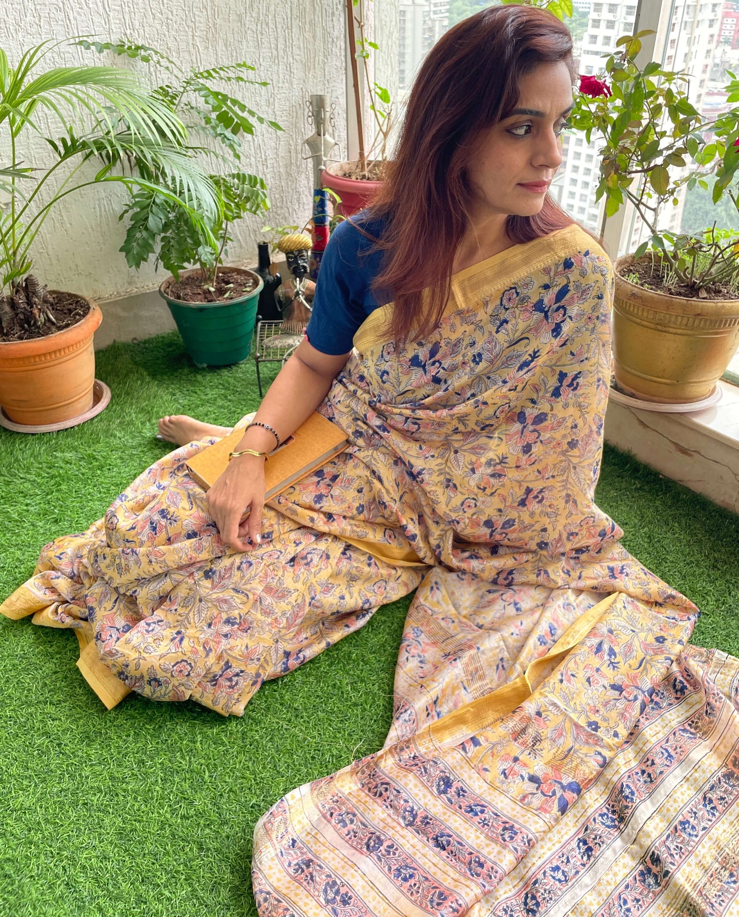 bagru print sarees maheshwari