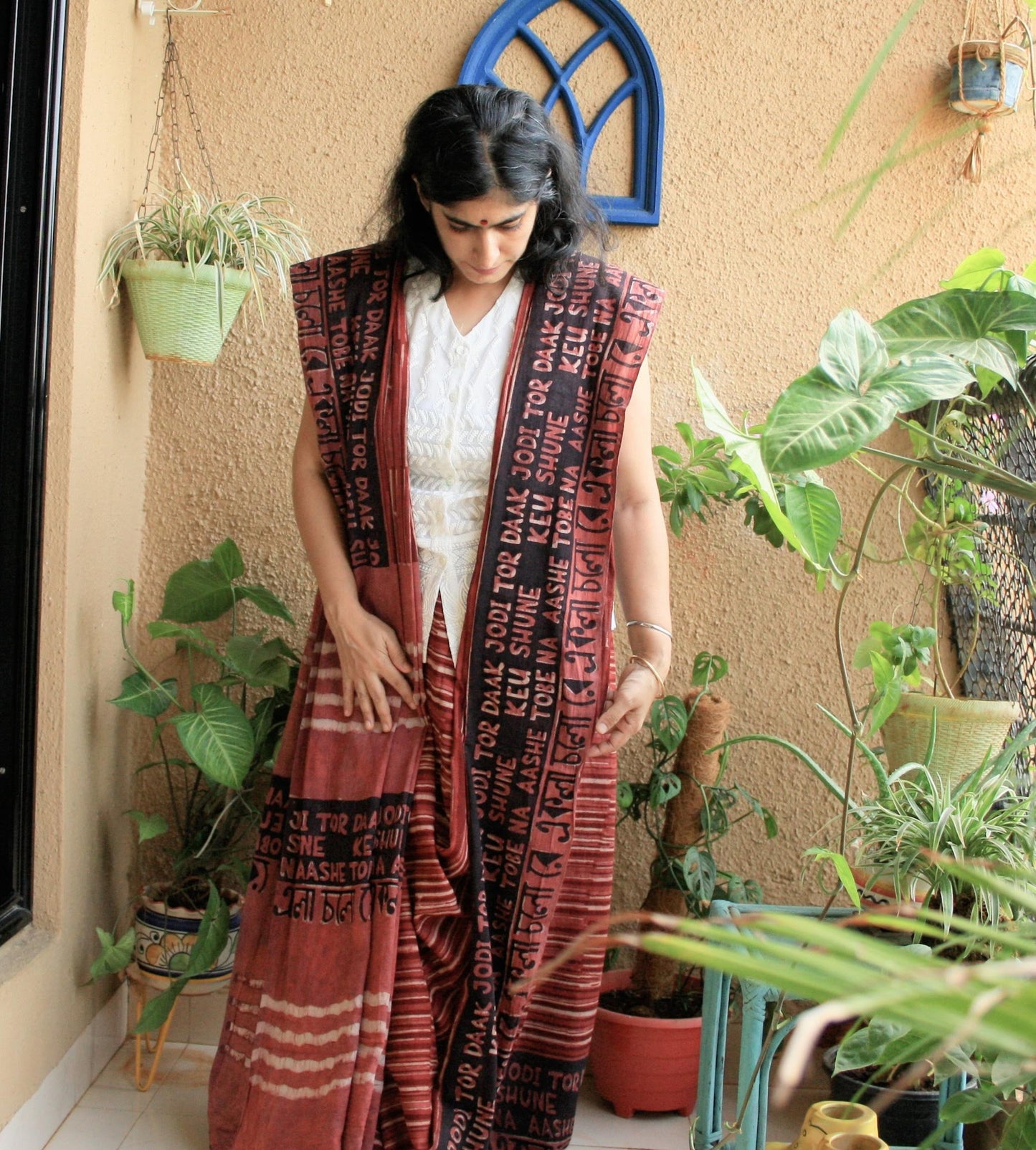Ekla Cholo Pink cotton