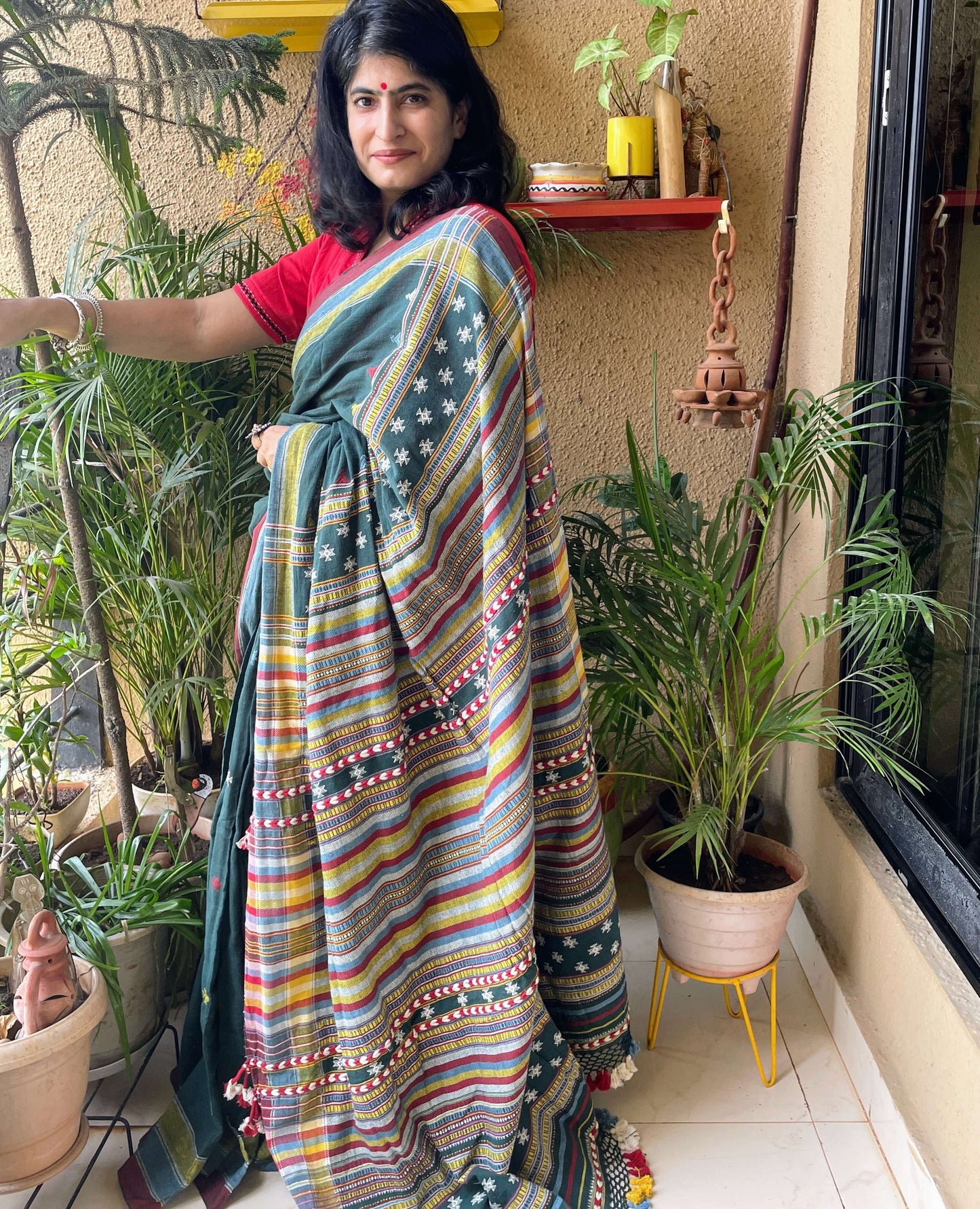 green-kala-cotton-bhujodi-saree