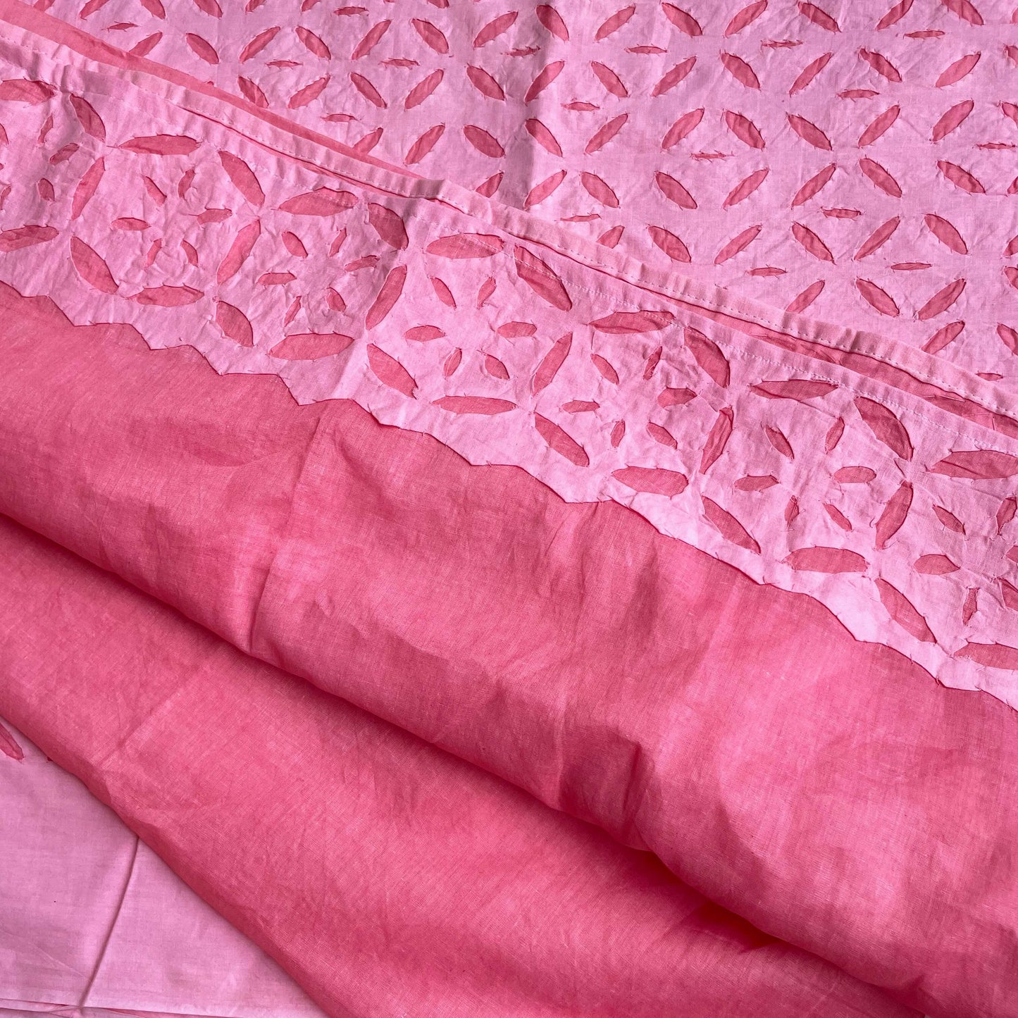 Baby Pink Applique Dupatta