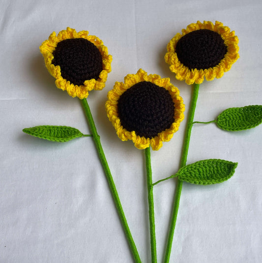 Sunflower flower set