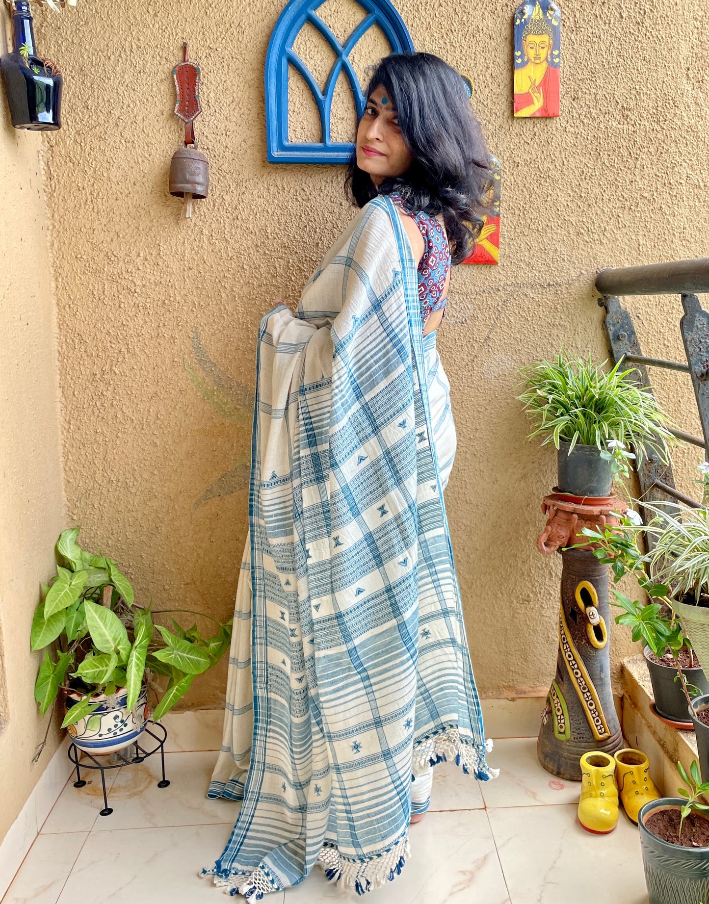 bhujodi kala cotton saree