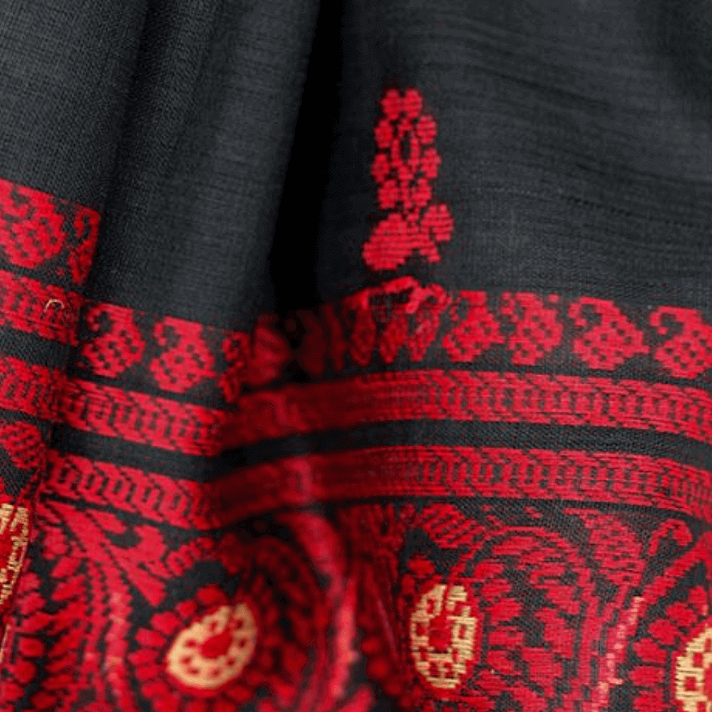 Black Cotton Baluchari