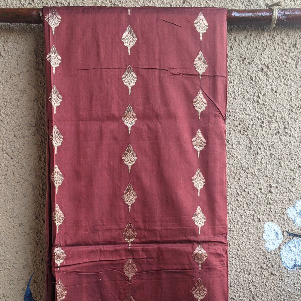 Maroon Mubarakpur Zari