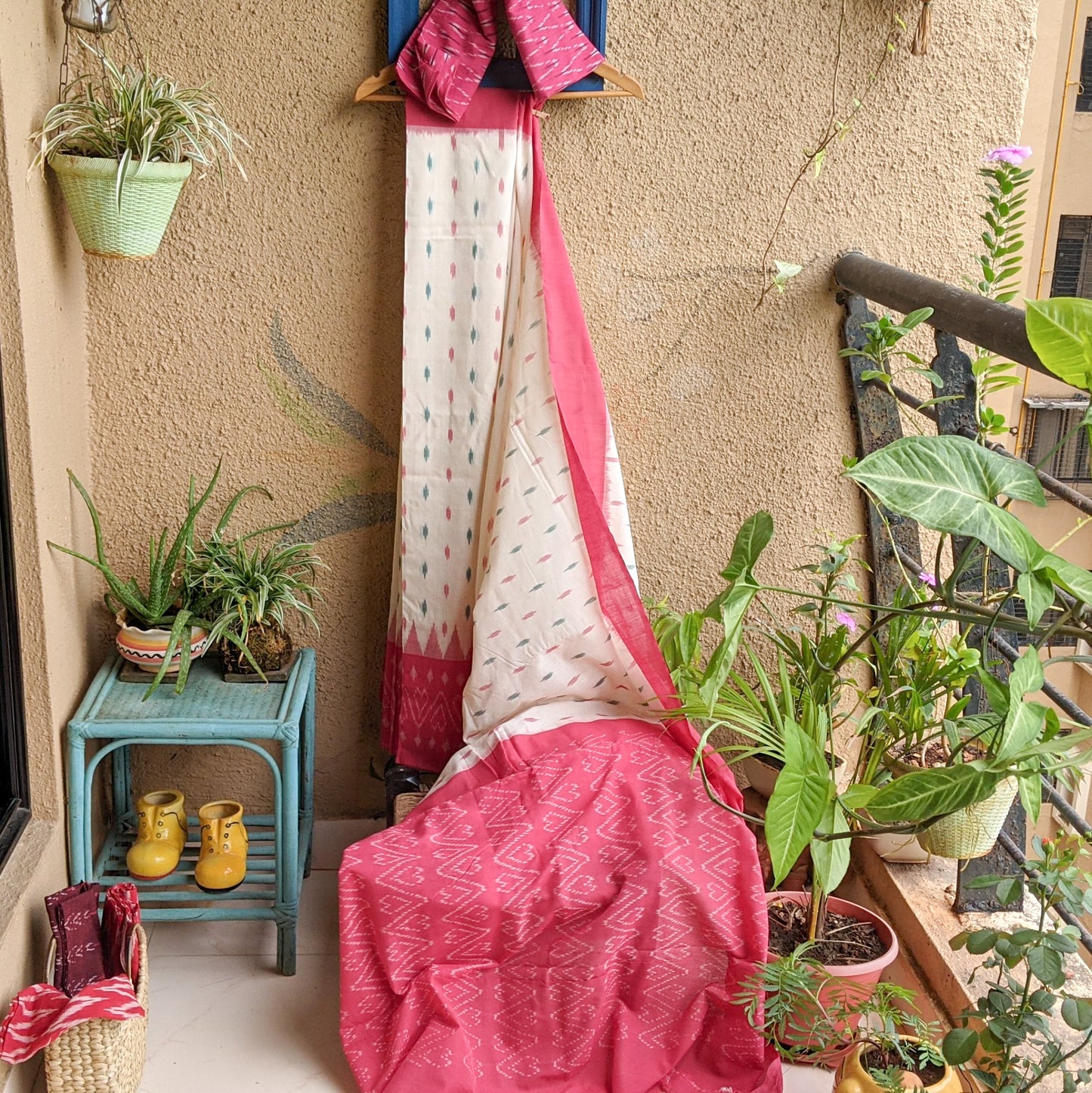 Pink Pochampally Ikkat