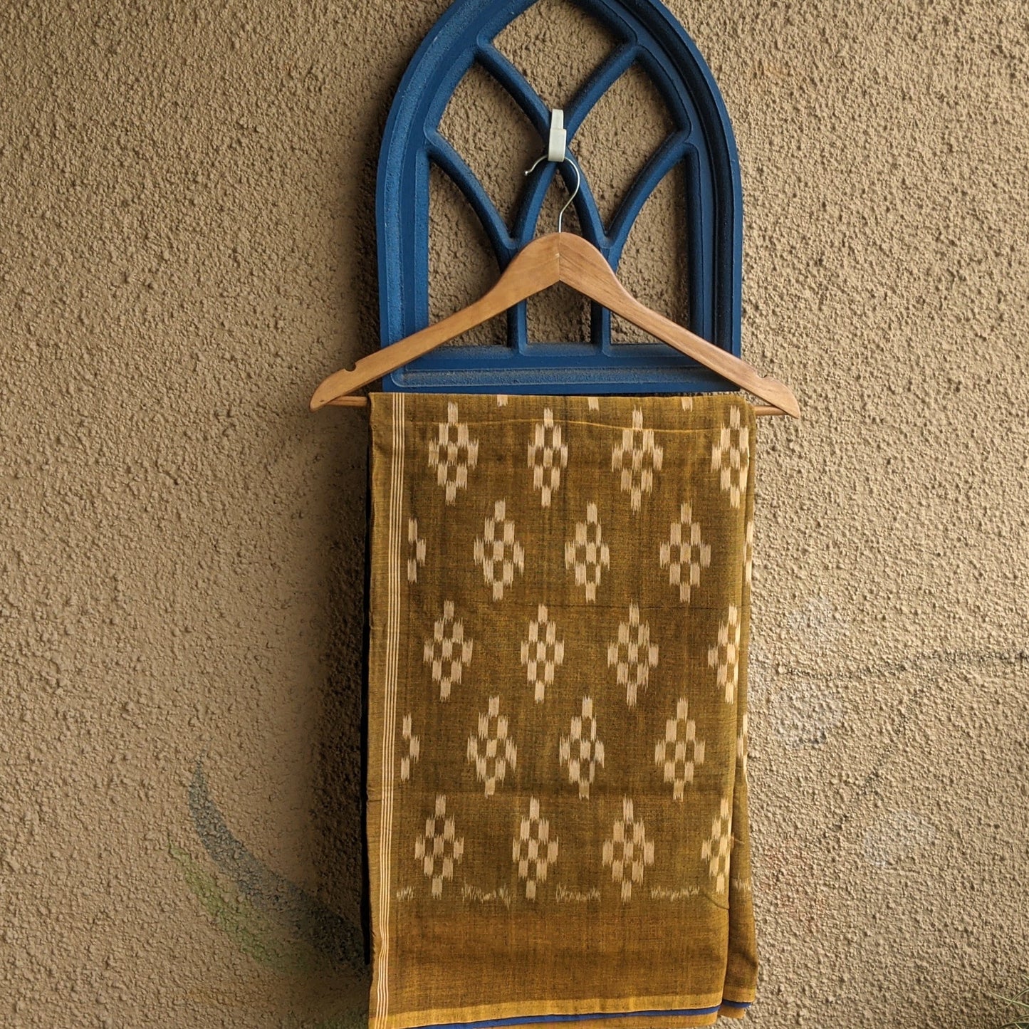 Blue stripe Pochampally Ikat