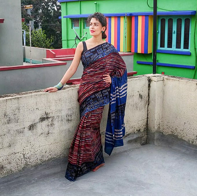 Ekla Cholo Indigo cotton