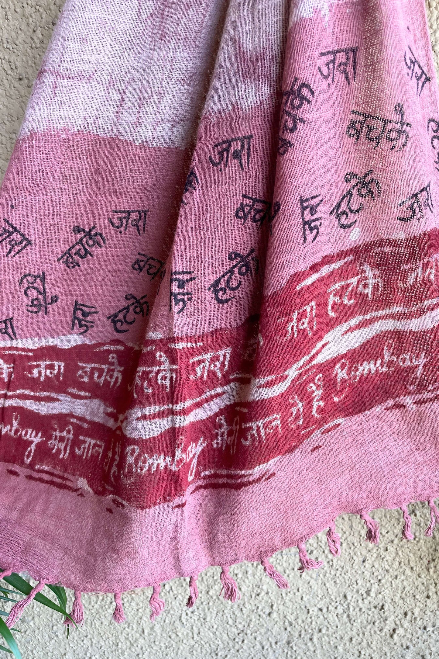 Pink Bombay Meri Jaan Stole