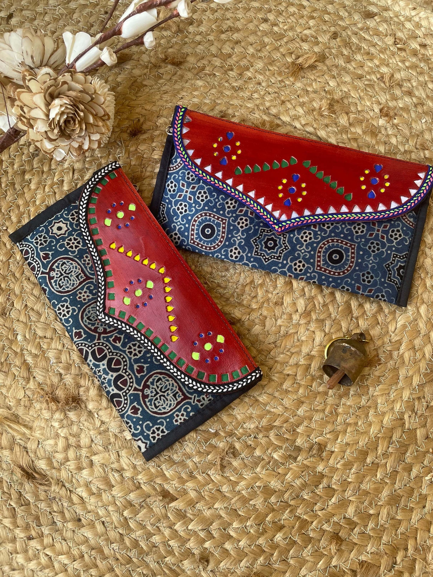 Kutch wallet in silk - One piece