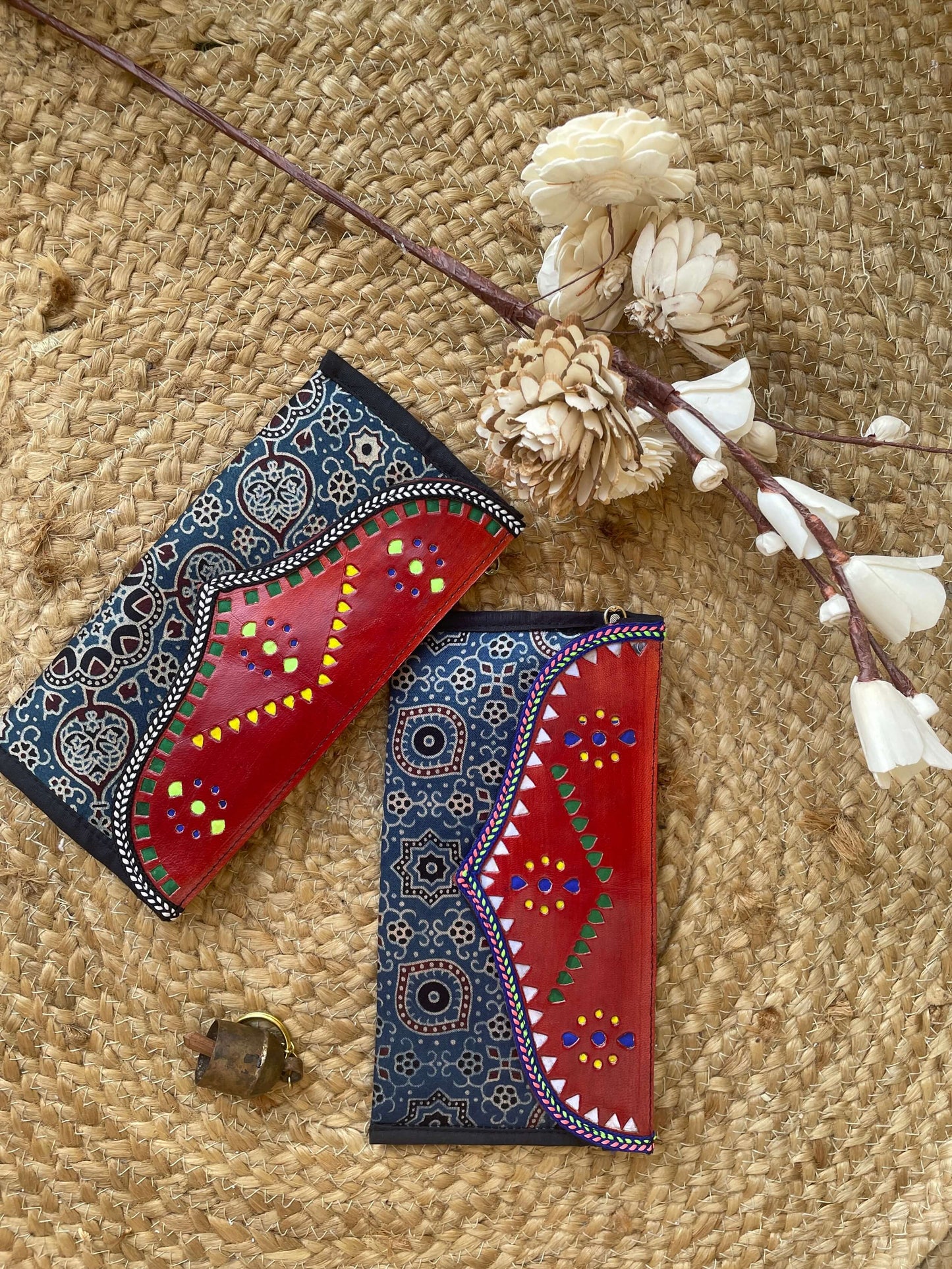 Kutch wallet in silk - One piece