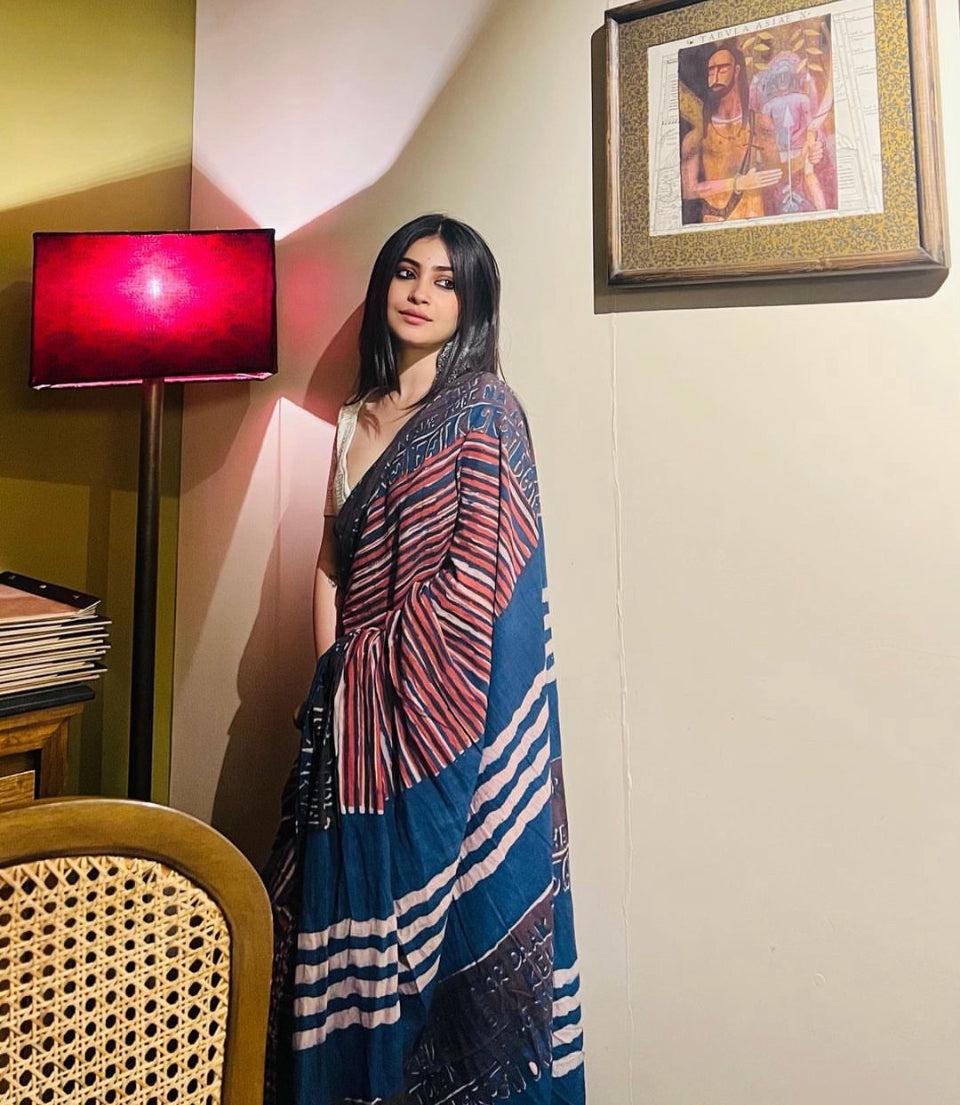 ekla cholo cotton saree