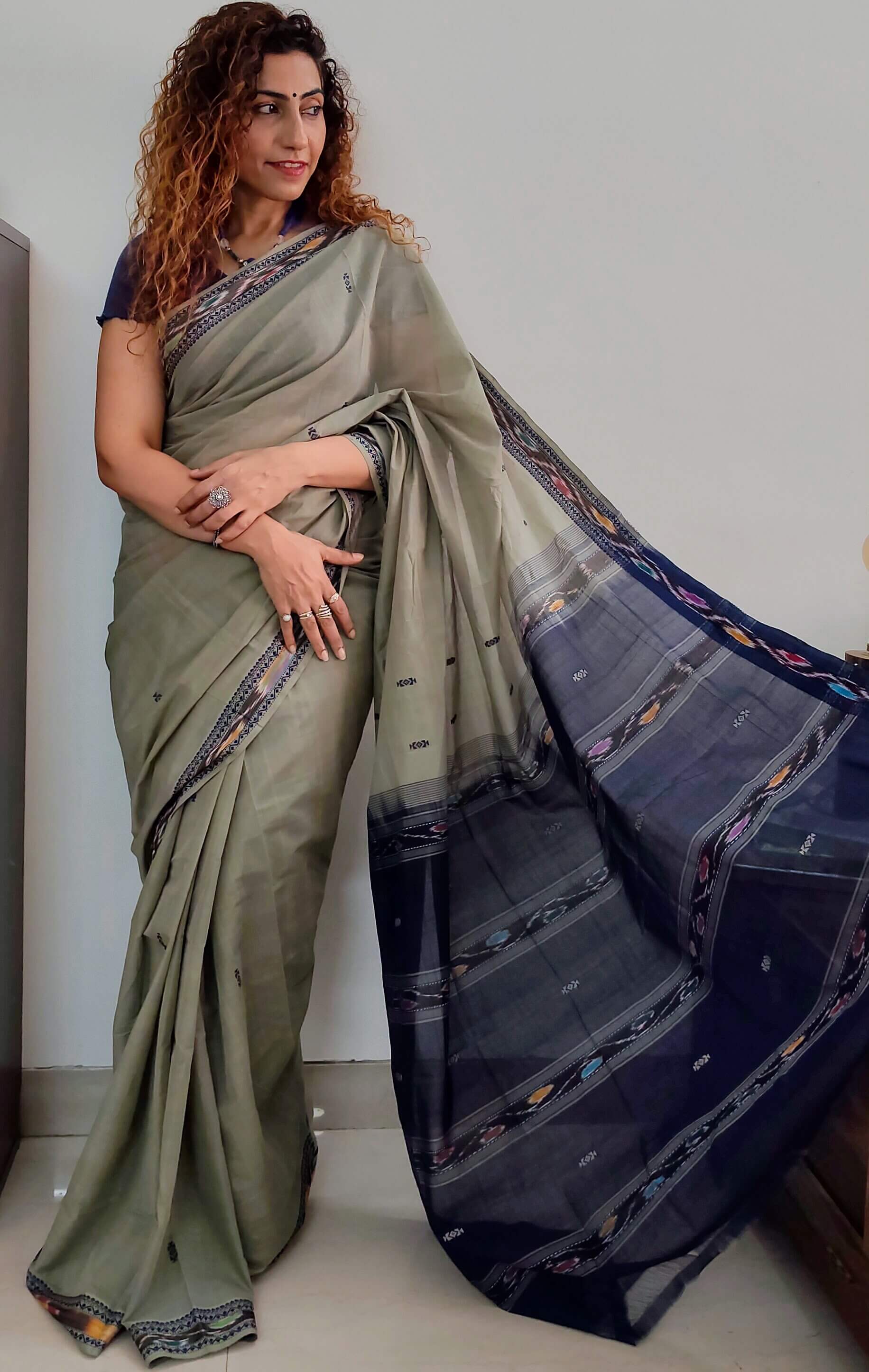 -cotton-saree for office wear