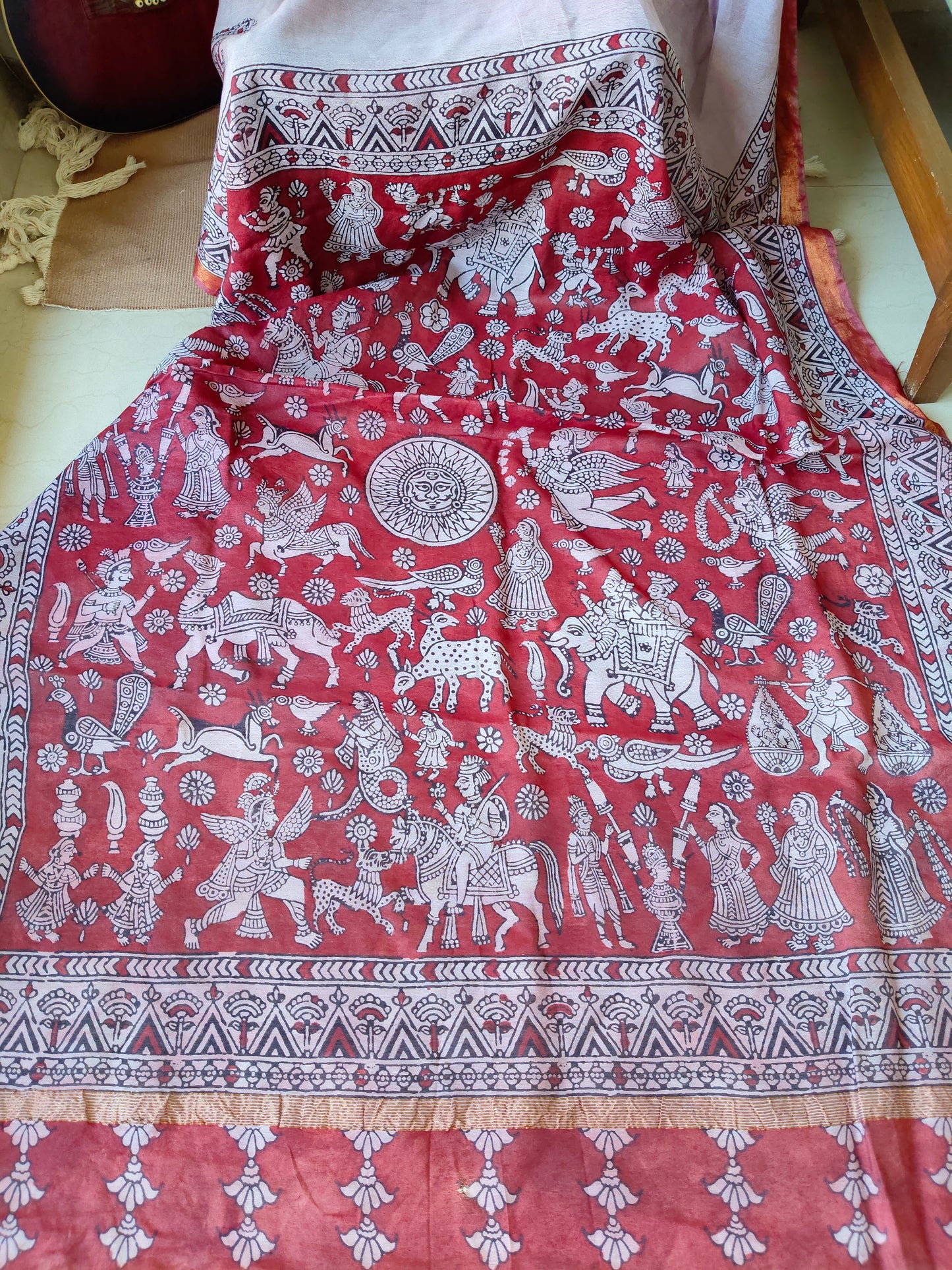 mata ni pachedi saree