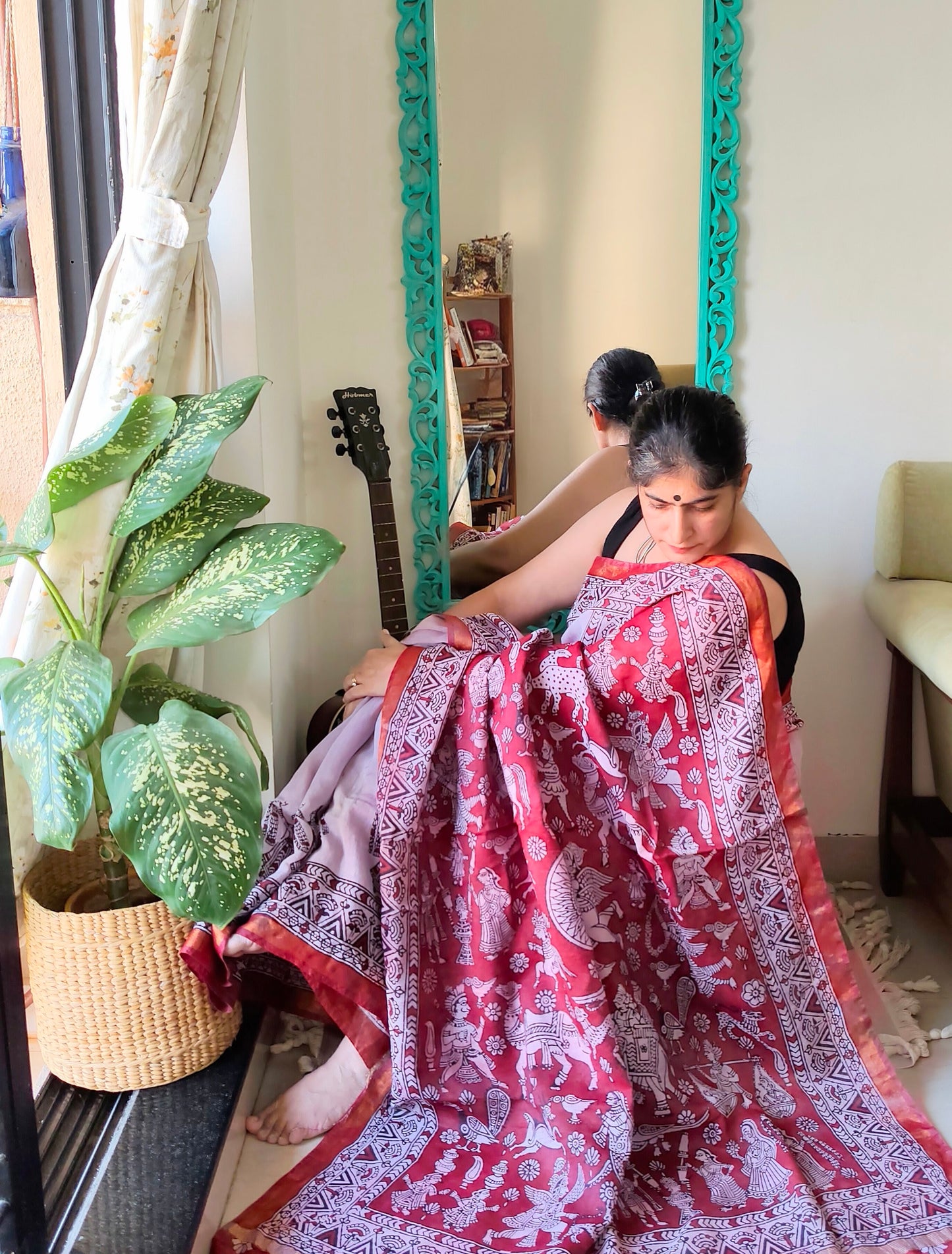 Mata Ni Pachedi traditional motifs - Made to order