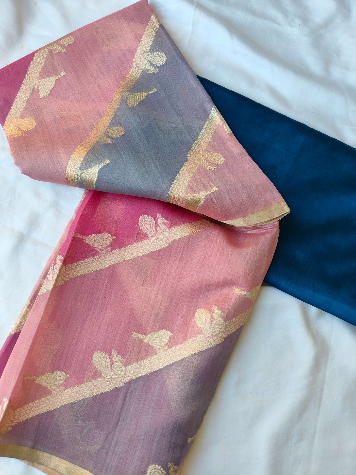 Mubarakpur Silk Zari Dupatta and kurta set