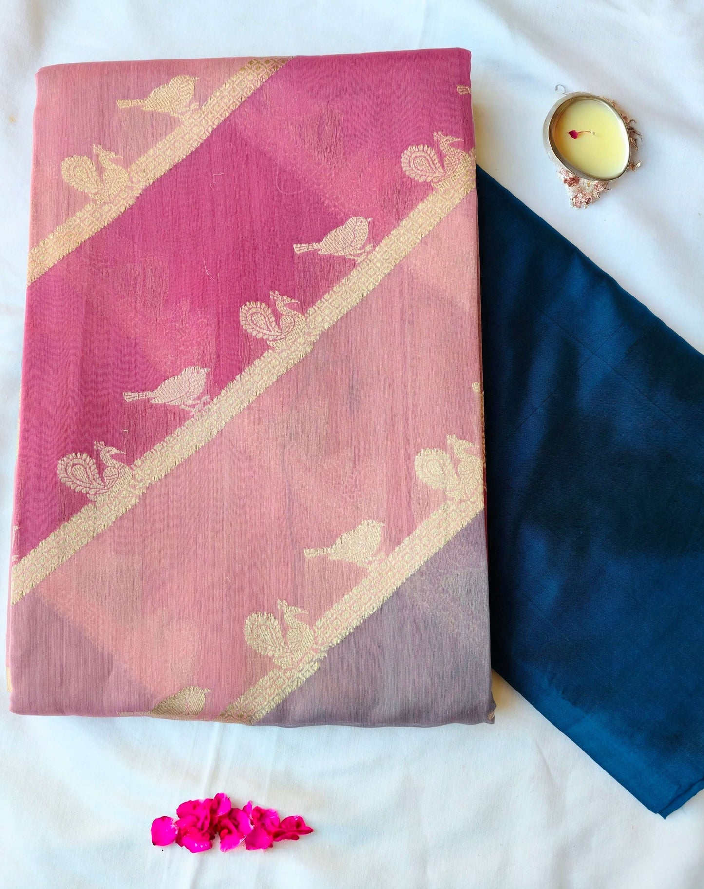 Mubarakpur Silk Zari Dupatta and kurta set