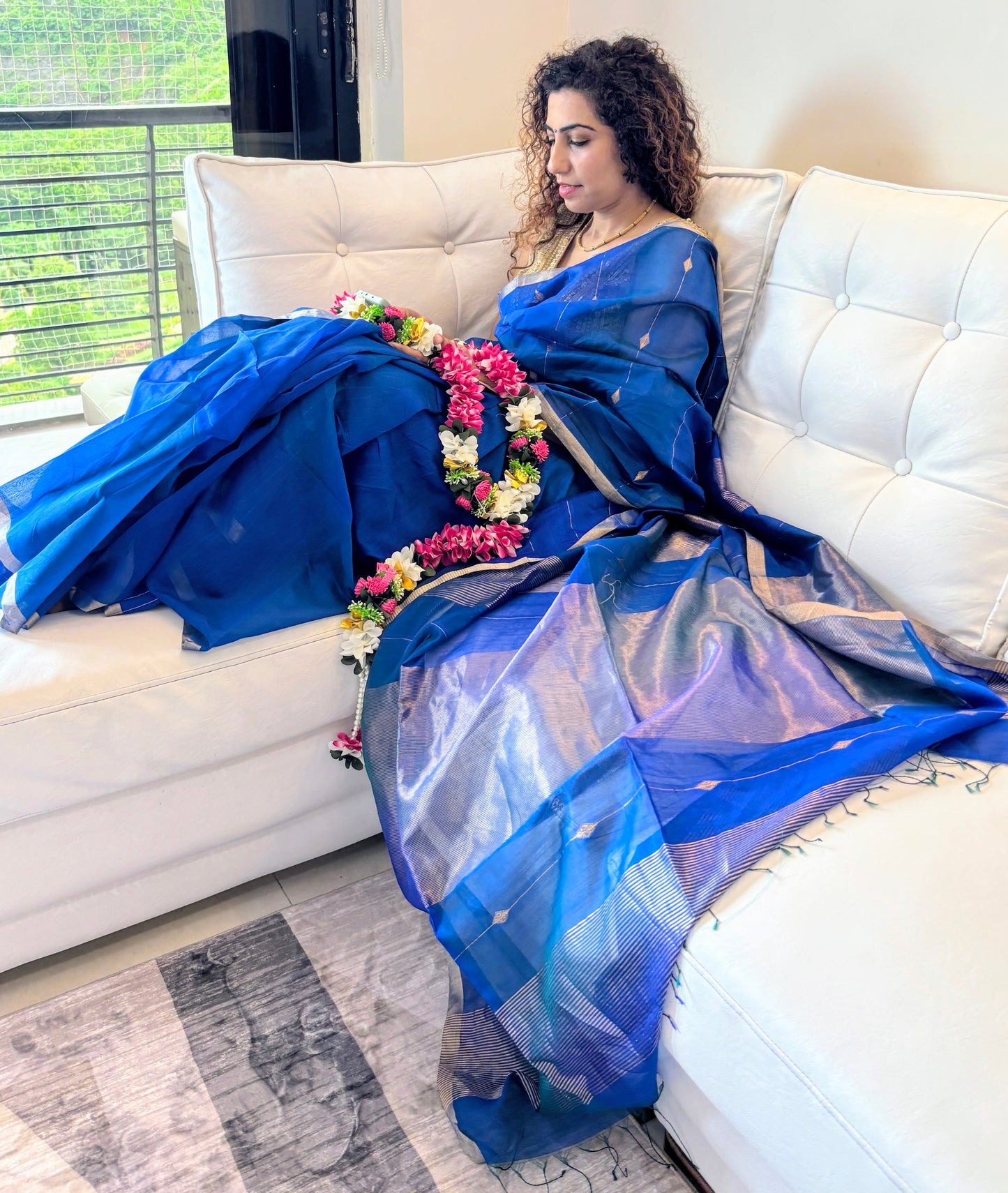 Neel Maheshwari Saree ~ Rang collection I Handloom