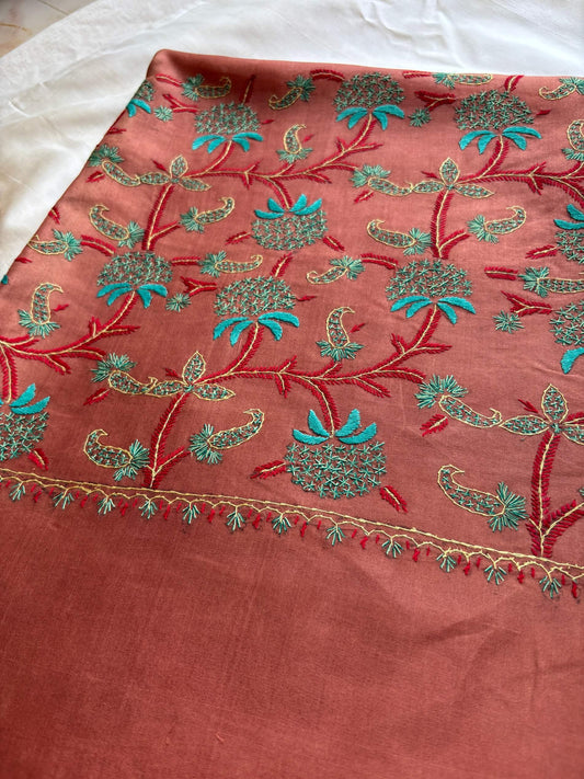 Rust Silk Sozni