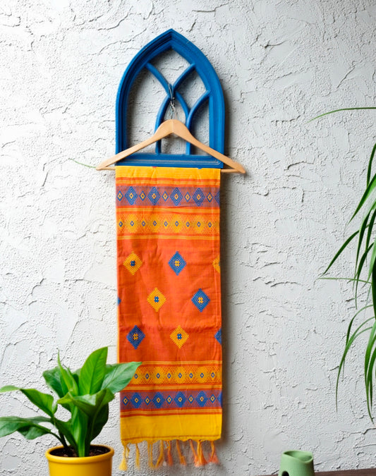 Haldi - Cotton Tangail Saree I Handloom