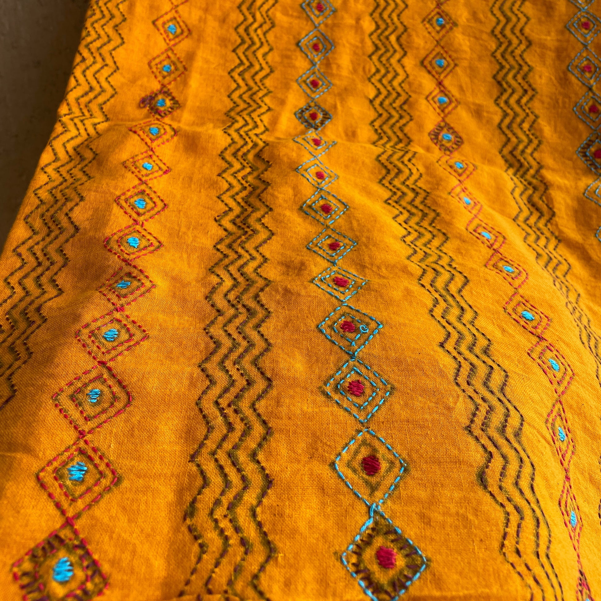 Yellow Mul Kantha