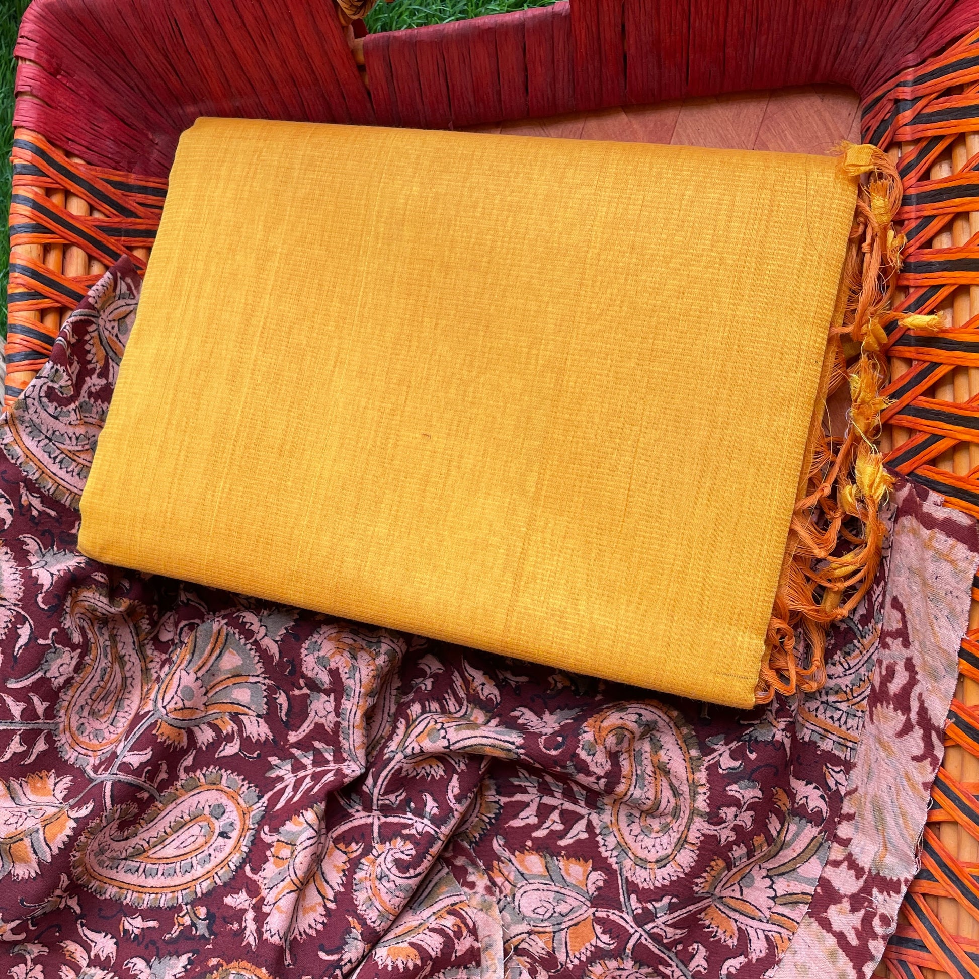 Yellow Mangalgiri cotton