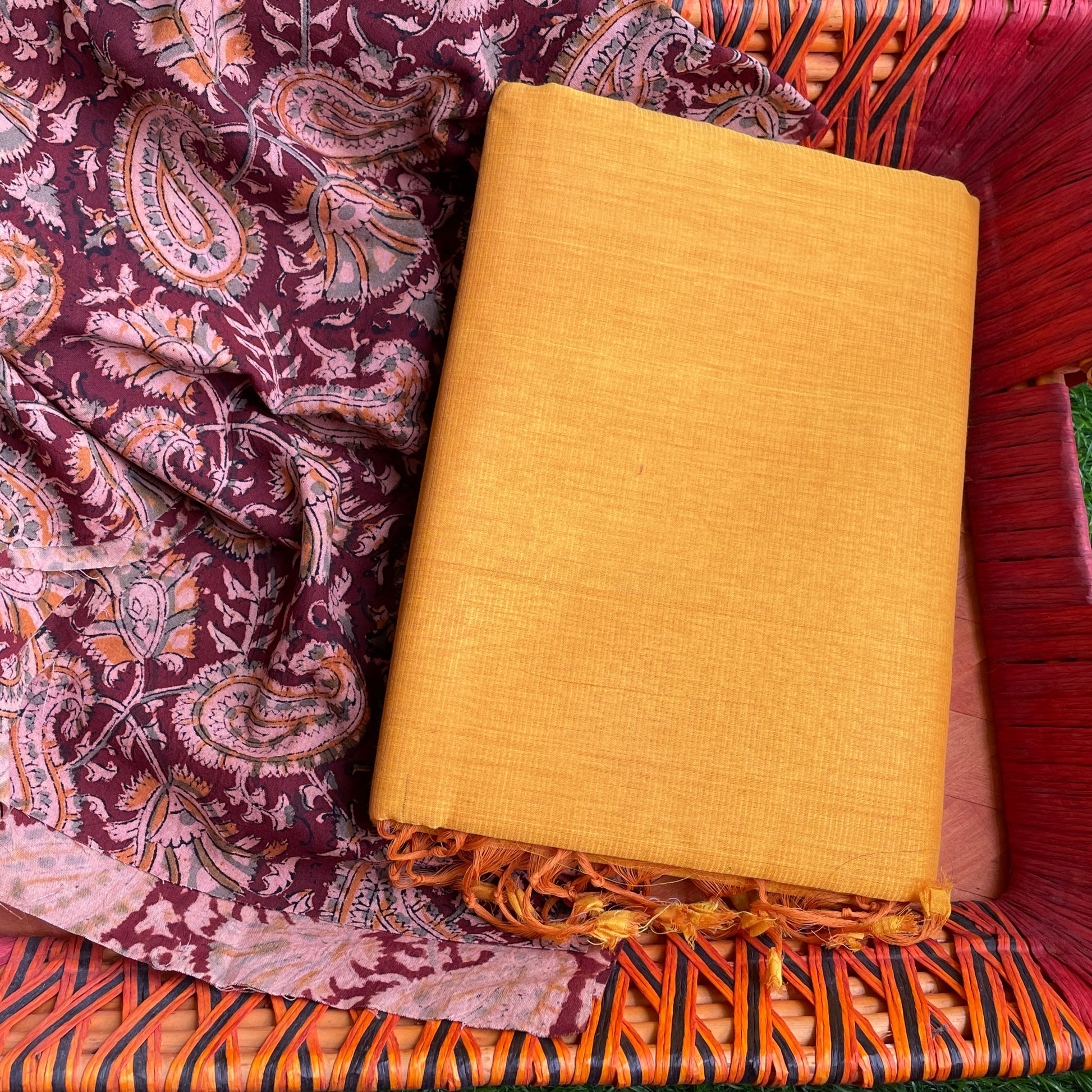 Yellow Mangalgiri cotton