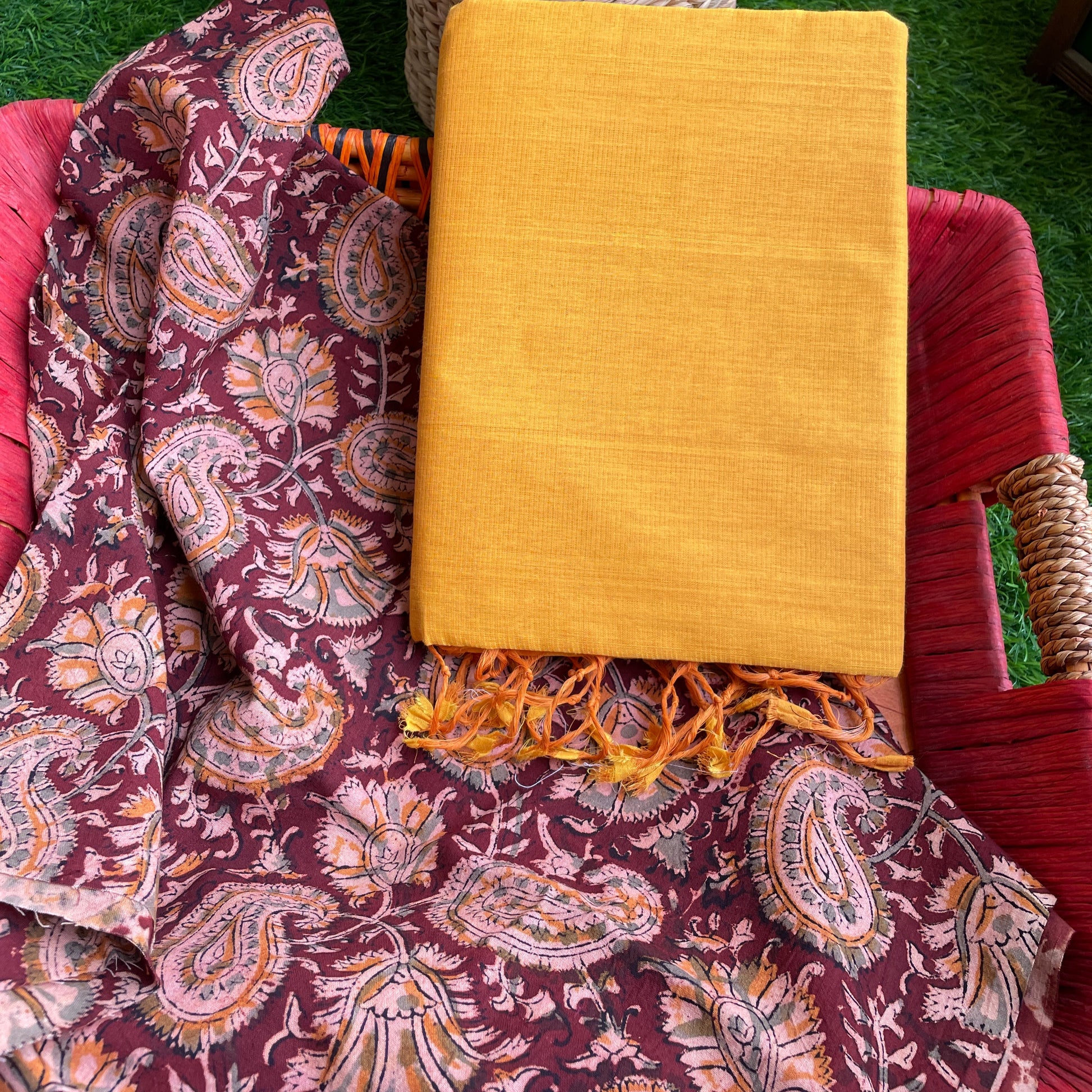 Yellow Mangalgiri cotton