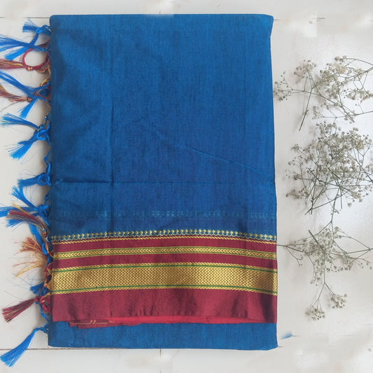 Blue cotton Ilkal