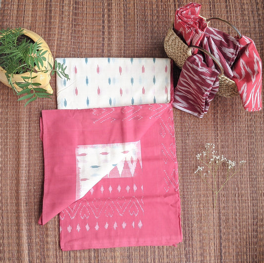 Pink Pochampally Ikkat