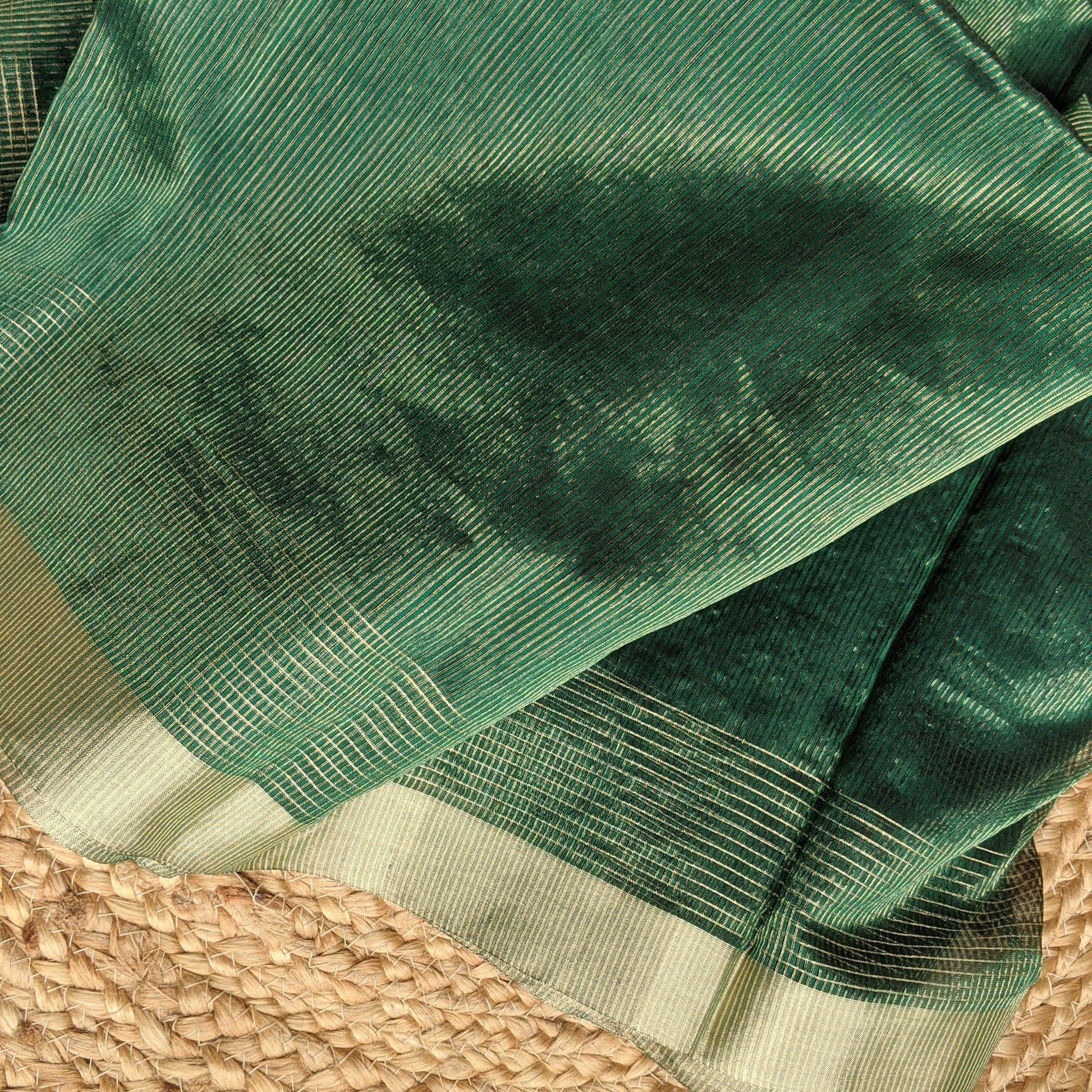 Green Maheshwari Tissue