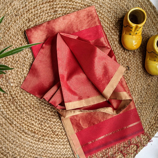 Red Maheshwari Tissue
