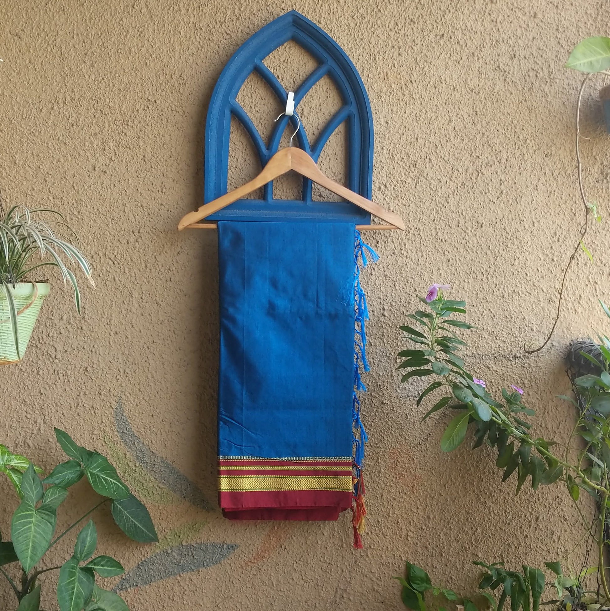 Blue cotton Ilkal